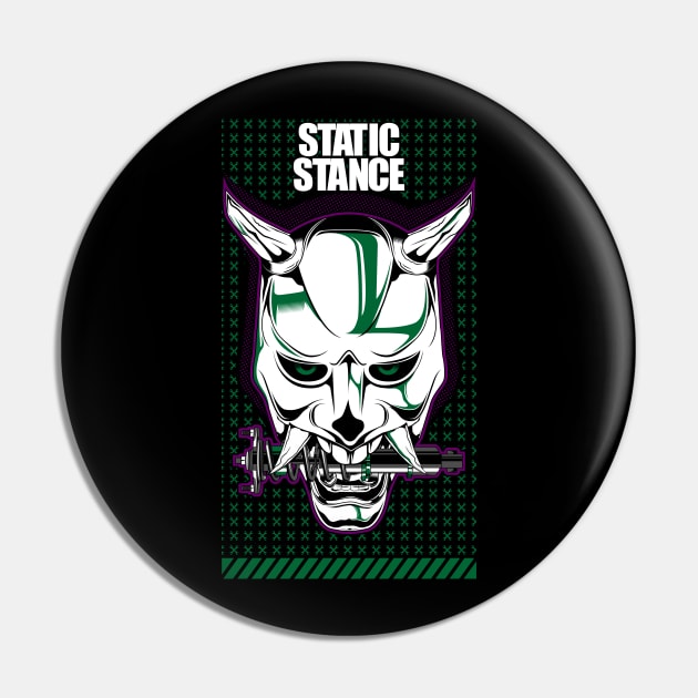 Oni Mask Static Stance Pin by aredie19