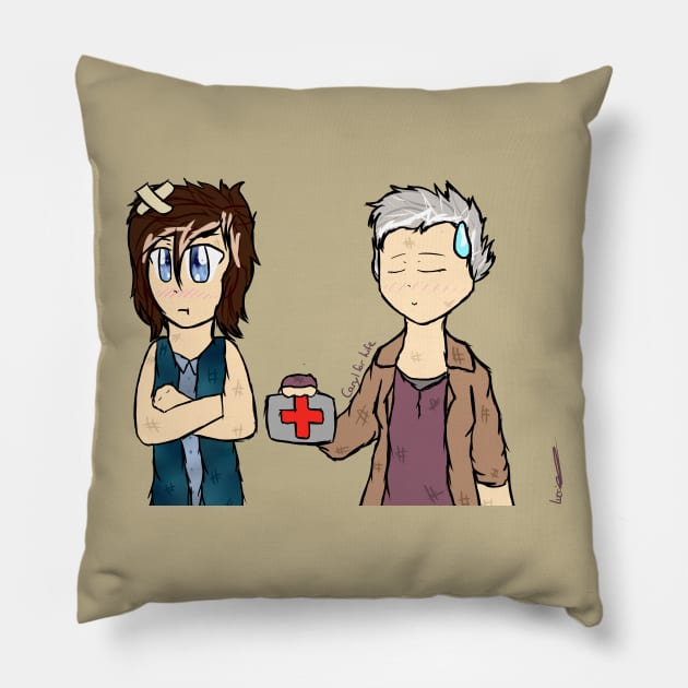 Daryl Has An Ouchy Pillow by oh_shoot_arts