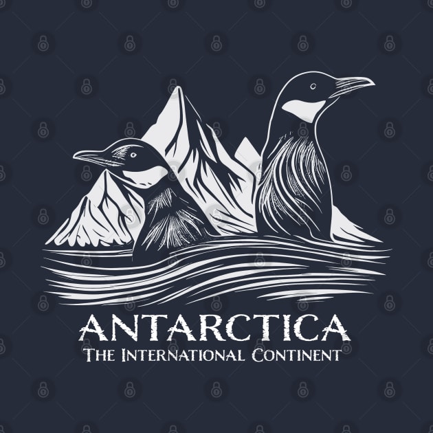 Antarctica with Icebergs and Penguins for Men and Women by Pine Hill Goods