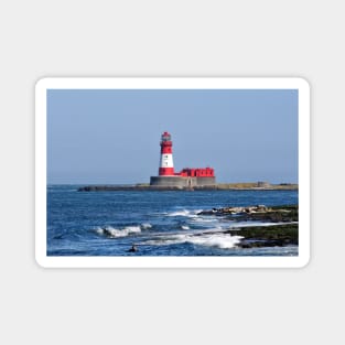 Longstone Lighthouse on the Farne Islands, Northumberland, UK Magnet