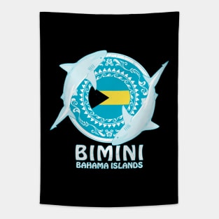 Bull Shark Diving Bimini Tapestry