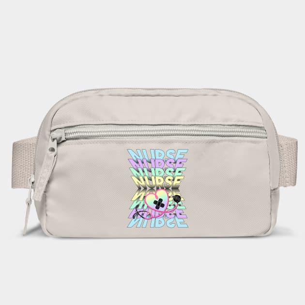 Nurse colorful pastel design by Luxinda