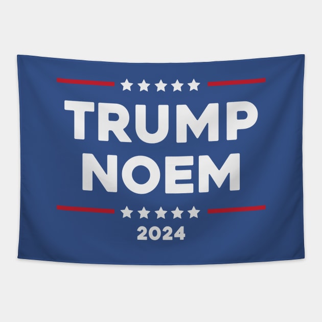 Trump Noem 2024 Tapestry by storyofluke