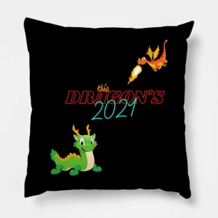 Dragon's Design Pillow