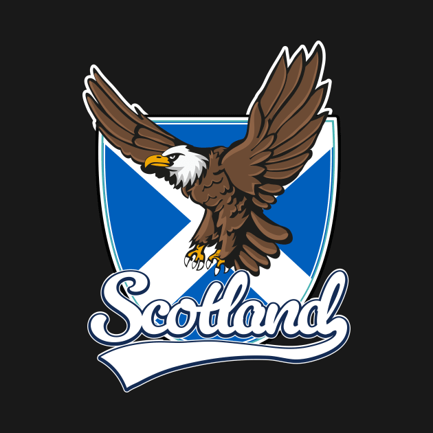 Scotland Eagle Logo travel patch by nickemporium1