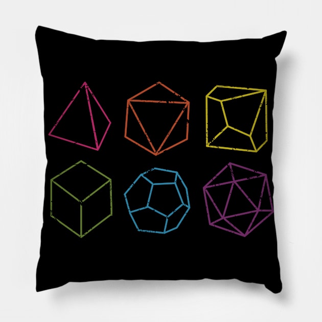 RPG Cube role playing game Pillow by Tom´s TeeStore