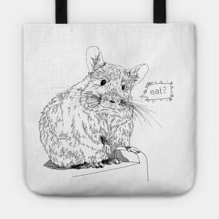 Chinchilla wants to eat Tote