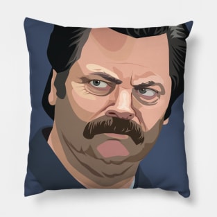 Ron Swanson Pillow