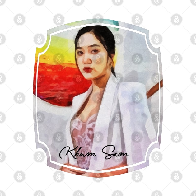 Khum Sam  lady boss painting by whatyouareisbeautiful