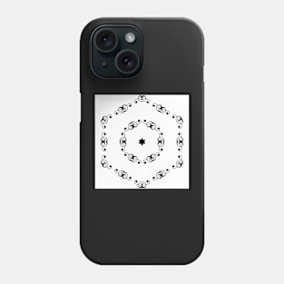 Geometric Swirl Design Phone Case