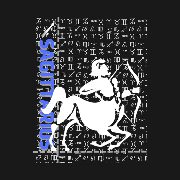 Sagittarius zodiac design by QReality