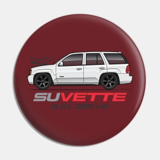 SuVette White GW Pin