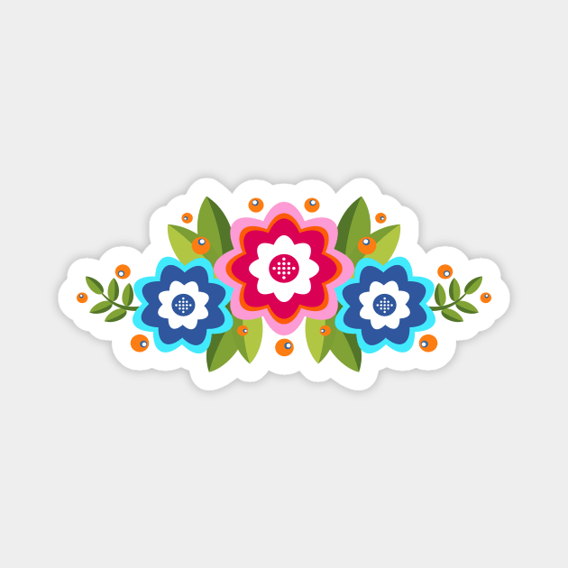 Folk Art Magnet by AdrianaStore