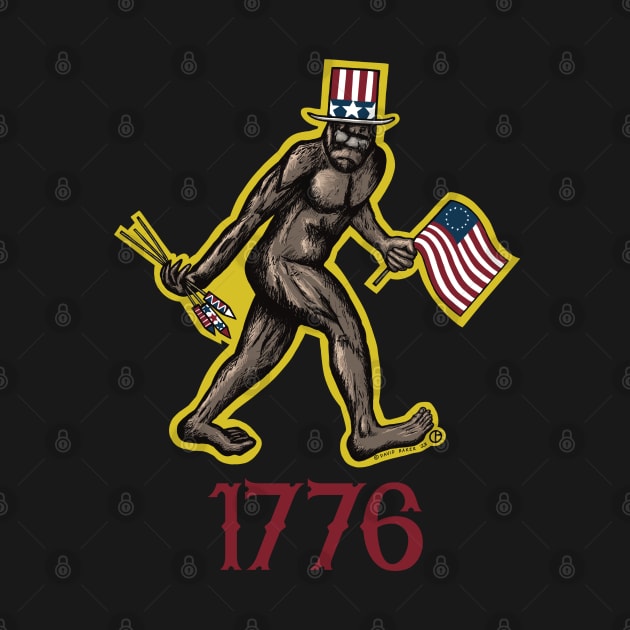 1776 Bigfoot by Art from the Blue Room