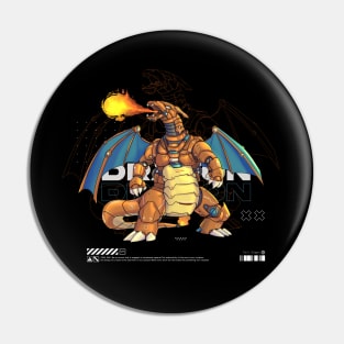 mecha dragon flame Pin