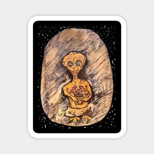 E.T. the Extra-Terrestrial going home Magnet