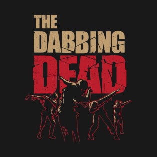 Dabbing Dead Zombie T-shirt Creme T-Shirt