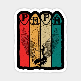 Papá Guitar grunge style Magnet