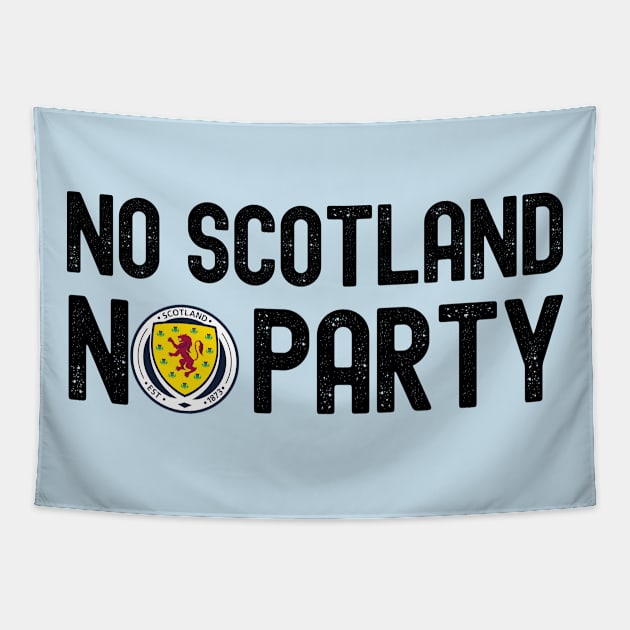 No Scotland No Party Tapestry by waltzart