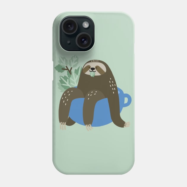 Monday Slothday Phone Case by MrFox-NYC