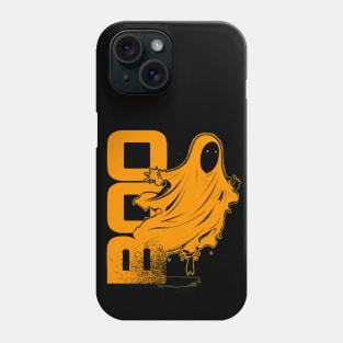 Ghost Of Disapproval - Orange Halftone V.2 Phone Case