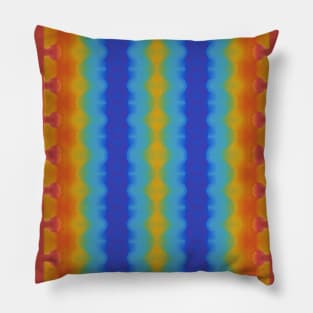 Hot and Cold Stripes Pillow