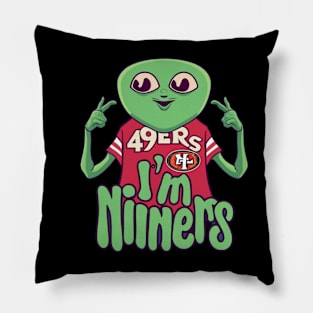 Im niners funny cute 49 ers football victor design Pillow