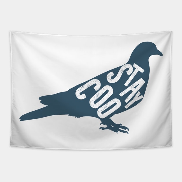 Stay Coo Pigeon Tapestry by Shirts That Bangs