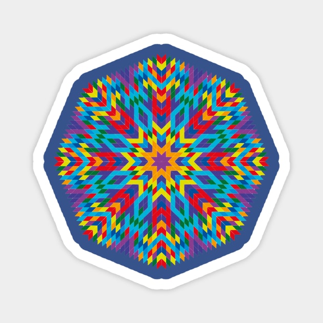 Wish Fulfillment Mandala Wish Granting Mandala Magnet by JeLoTall