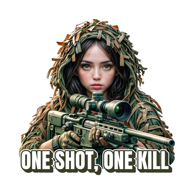 Sniper Girl by Rawlifegraphic