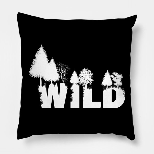 Wild Outdoors Pillow by SWON Design