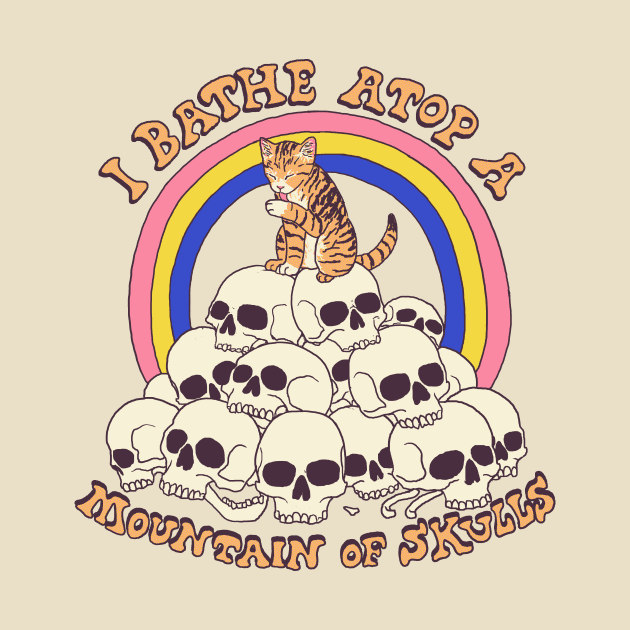 Bathe Atop A Mountain Of Skulls by Hillary White Rabbit