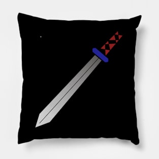 Illustration of a sword Pillow