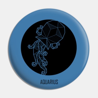 Aquarius - Geometric Astrology Pin