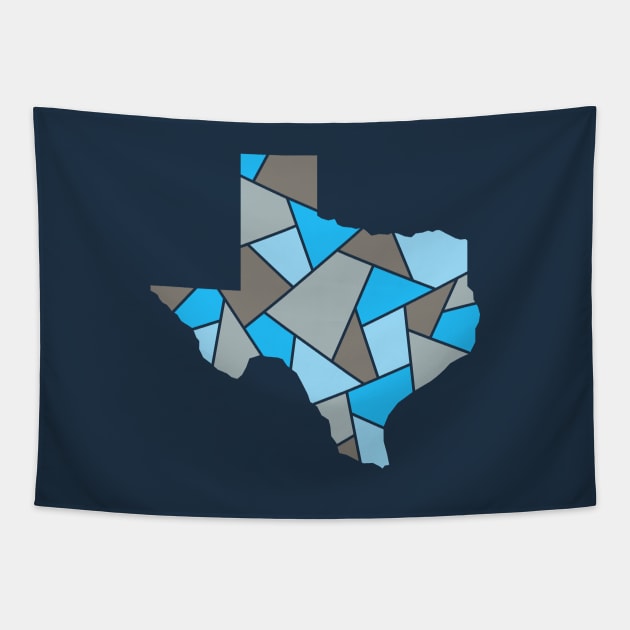Texas Mosaic - Downtown Dallas Tapestry by dSyndicate