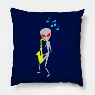 Jazz Alien Pillow