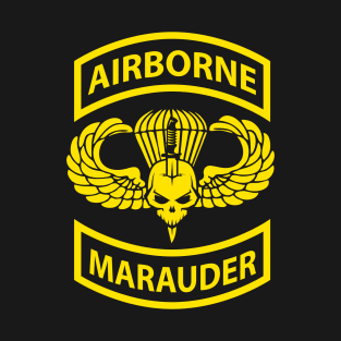 Marauder Airborne - Yellow Logo T-Shirt