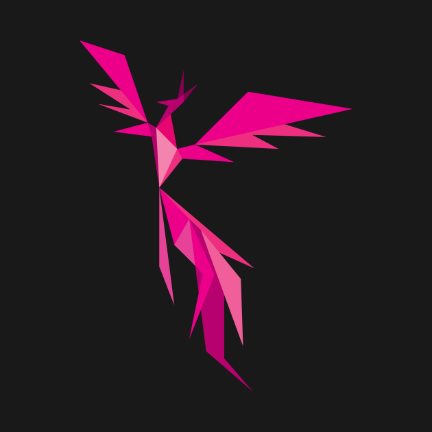 Abstract phoenix - Silhouette - T-Shirt | TeePublic