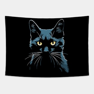 Kawaii Anime Cat Gifts Men Kids Women Black Cat Tapestry