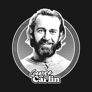 George Carlin // 70s Style Retro Fan Art T-Shirt