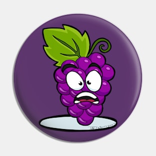 Angry Grapes Pin