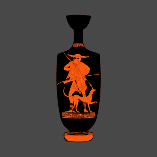 Greek Vase Hunter Kephalos and his Dog T-Shirt