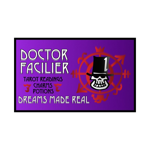 Dr. Facilier Business Card by PrinceHans Designs