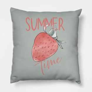 summer strawberry Pillow