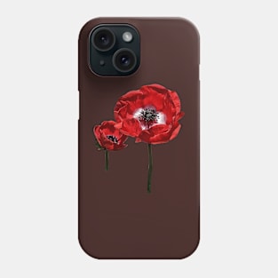 Poppy Mother and Child Phone Case