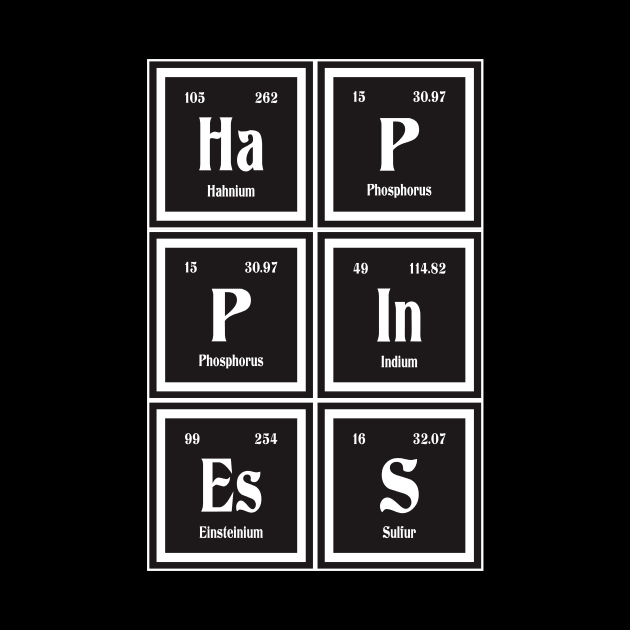 Happiness - Periodic Table by Maozva-DSGN