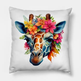 Sweet Giraffe Girl! Pillow