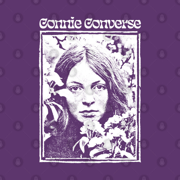 Connie Converse // Retro Fan Art Design - Folk Singer - T-Shirt