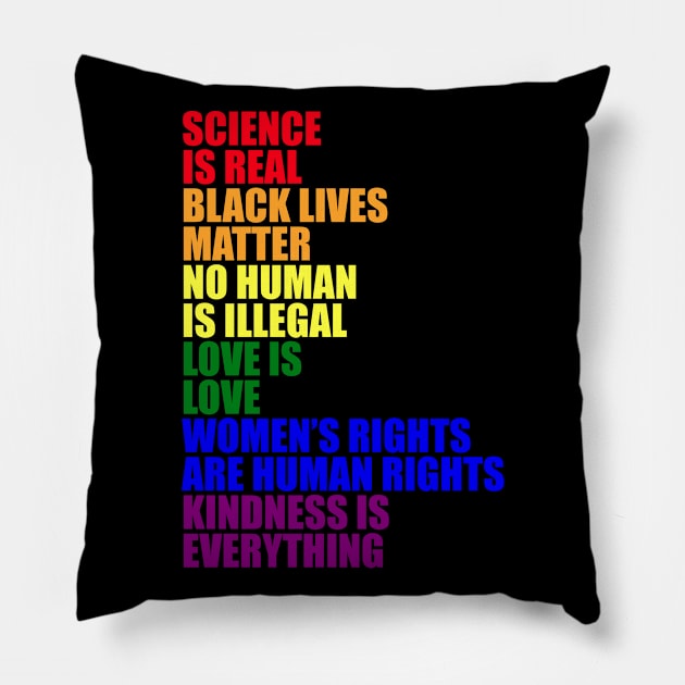 Science is Real Pillow by DLEVO