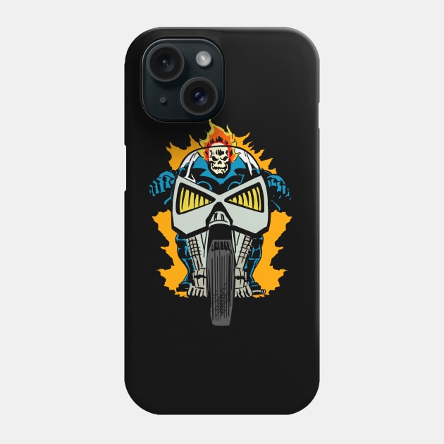 Ghost biker repro burst Phone Case by AlanSchell76